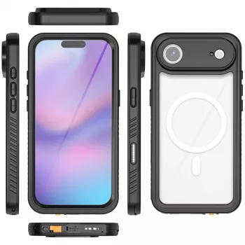 Cover 4smarts iPhone 17 Air 16.8 cm Czarny Transparentny