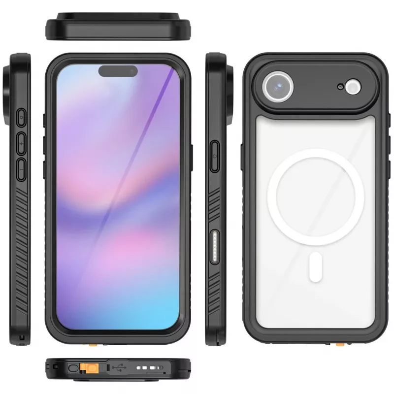 Cover 4smarts iPhone 17 Air 16.8 cm Czarny Transparentny