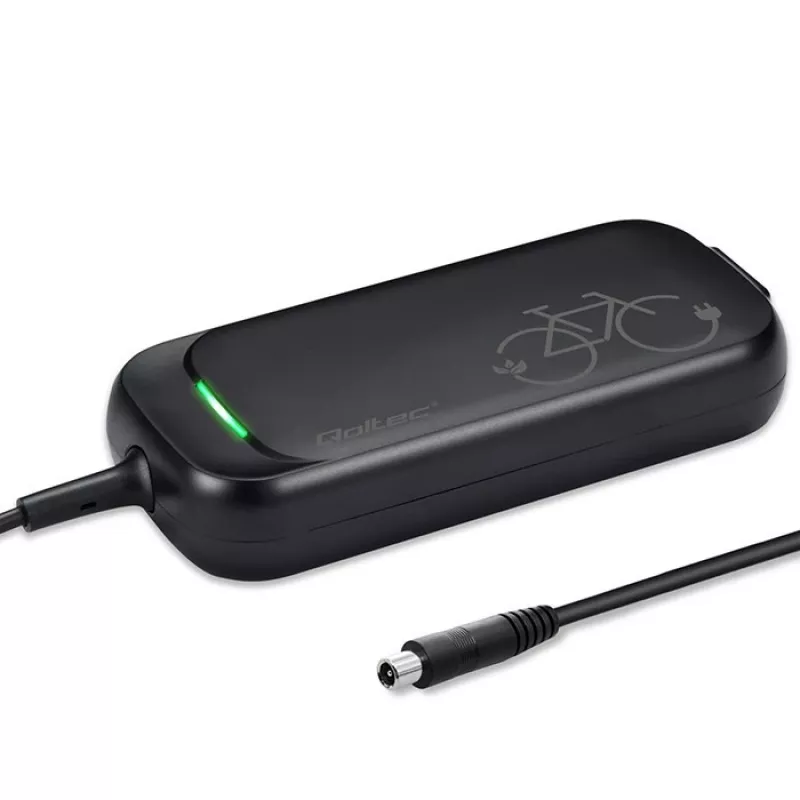 Ładowarka szybka Qoltec do hulajnogi/roweru elektrycznego XIAOMI 36V | 42V | 2A | 8.0*8.0mm+pin | wodoodporna + kabel zasilający