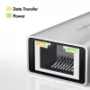 Adapter Ethernet USB-A/-C do 2,5G, szary