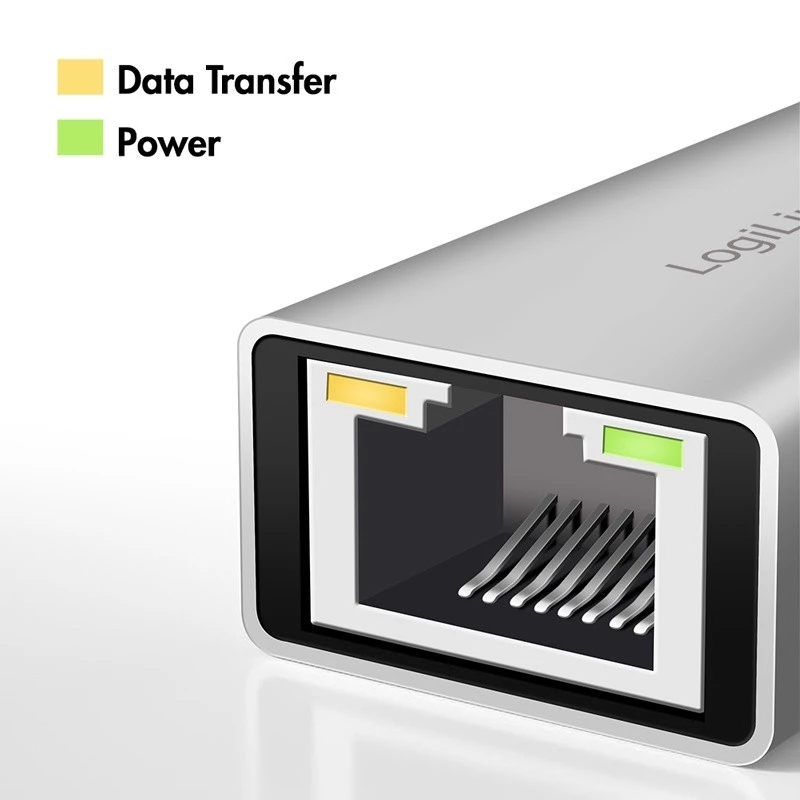 Adapter Ethernet USB-A/-C do 2,5G, szary