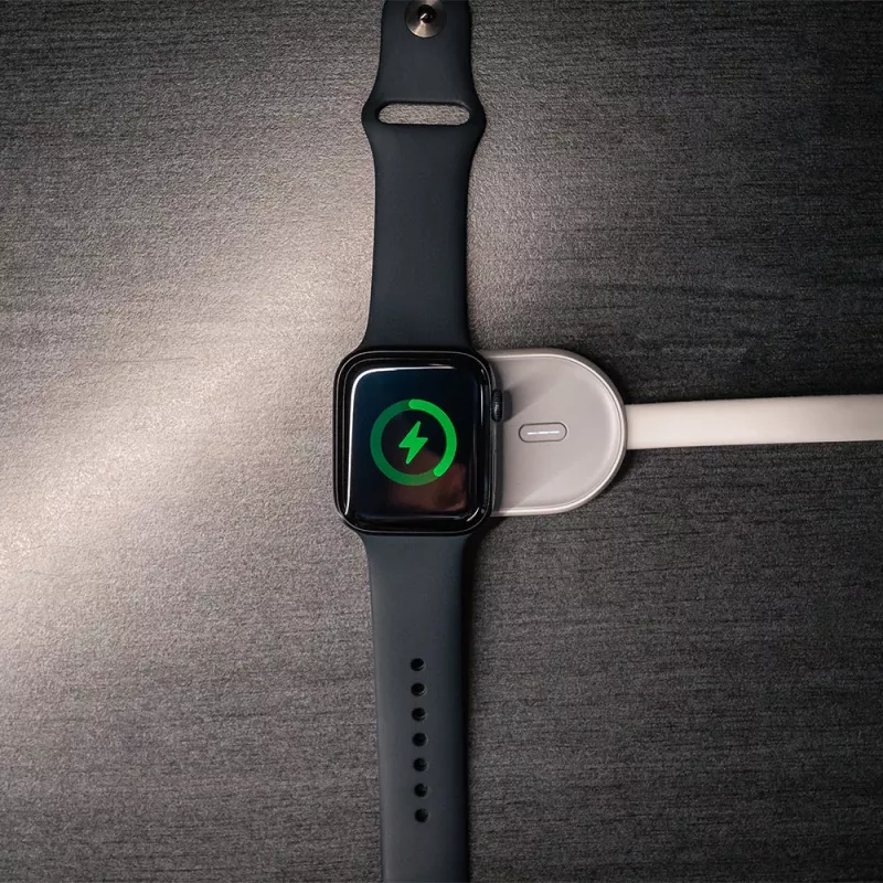 Bezprzewodowy powerbank ładowarka Tellur TLL151441 1200mAh do Apple Watch — przenośna ładowarka bezprzewodowa