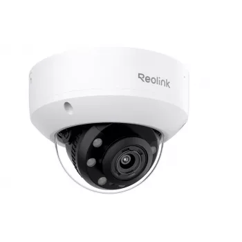 Kopułkowa kamera bezpieczeństwa IP Reolink RP-PCV8MZ 4K UHD 3840×2160, 5-krotny zoom optyczny, stałoogniskowy obiektyw 2,7 mm, 108° w poziomie, przewodowa, montaż ścienny, wewnątrz/na zewnątrz, biała