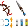Zestaw LEGO Horizon Adventures 77037 – Aloy i Varl kontra Shell-Walker i Sawtooth, 768 elementów, 2 minifigurki