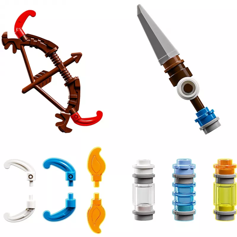 Zestaw LEGO Horizon Adventures 77037 – Aloy i Varl kontra Shell-Walker i Sawtooth, 768 elementów, 2 minifigurki