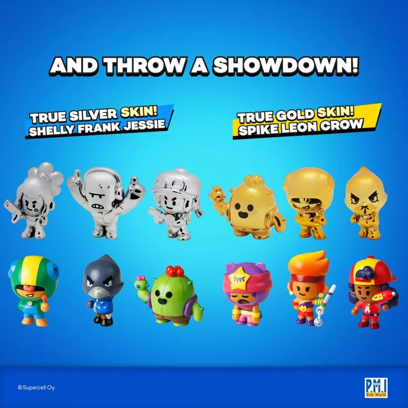 Figurki Brawl Stars S1 - Zestaw 8 figurek pudełko deluxe VER.B