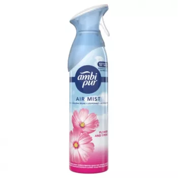 Odświeżacz powietrza w aerozolu AMBIPUR Flowers & Spring 185 ml — zapach do pomieszczeń