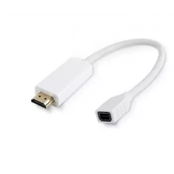 adapter kablowy wideo Microconnect HDMMDP 0,1 m HDMI Typ A (Standard) Mini DisplayPort Biały