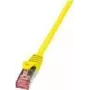 Kabel sieciowy LogiLink 2m RJ-45 Cat6 S/FTP żółty