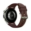 Smartwatch HUAWEI WATCH 5 Classic 46 mm, 1.38 cal AMOLED 466×466, ekran dotykowy, GPS, srebrna koperta, brązowy pasek