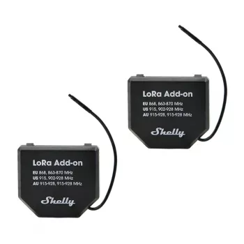 Zestaw 2 przekaźników Shelly LoRa Add-on EU868