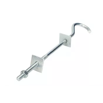 Hak kablowy Extralink Hook do wieszaków 12/230 mm M12 Srebrny
