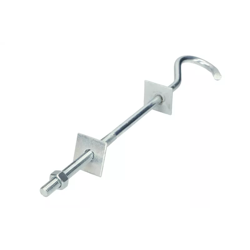 Hak kablowy Extralink Hook do wieszaków 12/230 mm M12 Srebrny