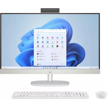 HP 27-cr0006ng AMD Ryzen™ 7 7730U 68,6 cm (27) 1920 x 1080 pikseli 16 GB DDR4-SDRAM 1 TB SSD All-in-One-PC Windows 11 Home Wi-Fi 6 (802.11ax) Biały (8Y3Q4EA#ABD)