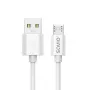 Kabel Savio USB 2.0 USB A - Micro USB biały CL-167 3 m