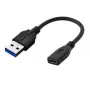 Microconnect USB3.0ACF02 kabel USB USB 3.2 Gen 1 (3.1 Gen 1) 0,2 m USB A USB C Czarny