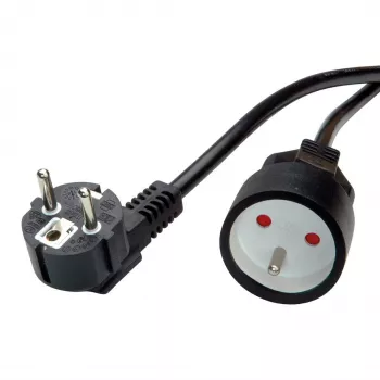 Kabel zasilający Czarny VALUE 19.99.1170 3m CEE7/7 CEE7/5