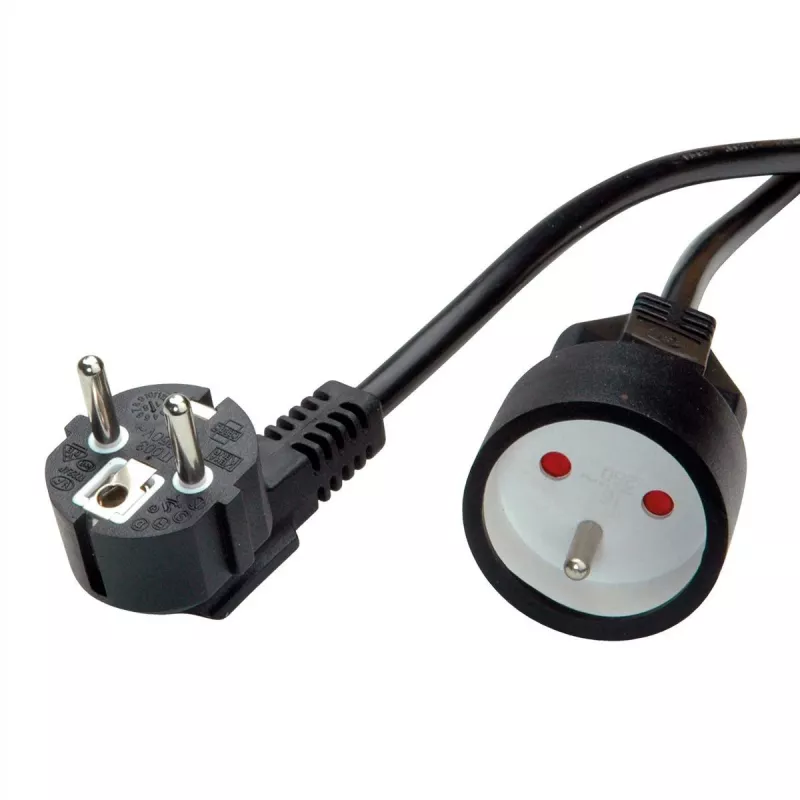 Kabel zasilający Czarny VALUE 19.99.1170 3m CEE7/7 CEE7/5