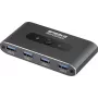 SpeaKa Professional Przełącznik USB 3.2 Gen 1 (USB 3.0) 2-portowy Szary (SP-13712096)