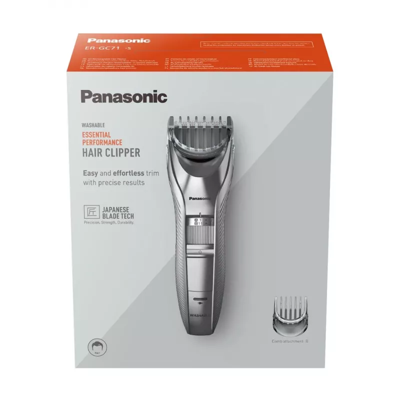 Maszynka do włosów Panasonic ER-GC71 srebrny