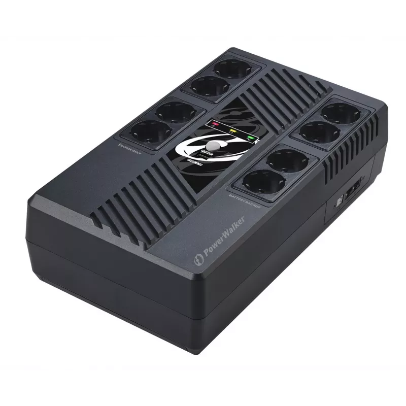 PowerWalker VI 800 MS FR zasilacz awaryjny (UPS) Line-Interactive 0.8 kVA 480 W 8 gniazd AC