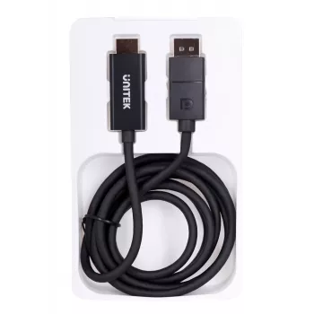 UNITEK KABEL DisplayPort 1.2, HDMI, 4K@60Hz, 1,8 m, V1608A