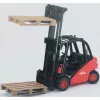 Wózek widłowy Bruder Linde H30D z 2 paletami