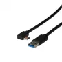Kabel EFB-Elektronik USB 3.2 Gen1 5Gbit 3A, wtyk Type-A – wtyk Type-C 90°, 3m
