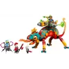 Klocki konstrukcyjne LEGO 71492 Dreamzz Zestaw z ognistym kameleonem Mateo, model z klocków do kreatywnego budowania