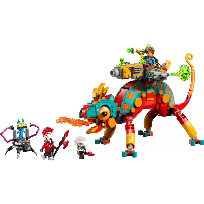 Klocki konstrukcyjne LEGO 71492 Dreamzz Zestaw z ognistym kameleonem Mateo, model z klocków do kreatywnego budowania