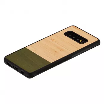 Etui na smartfona man and wood dla Samsung Galaxy S10 Plus — bambusowy las czarny