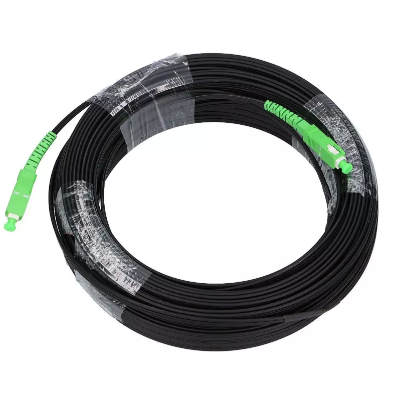 Kabel światłowodowy Extralink EX.19348 15 m SC–SC FTTH G.657.A2 Czarny/Zielony
