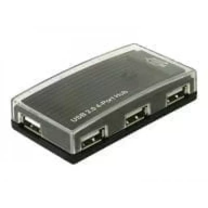 Hub USB DeLOCK 4-portowy zewnętrzny USB 2.0 480 Mbit/s