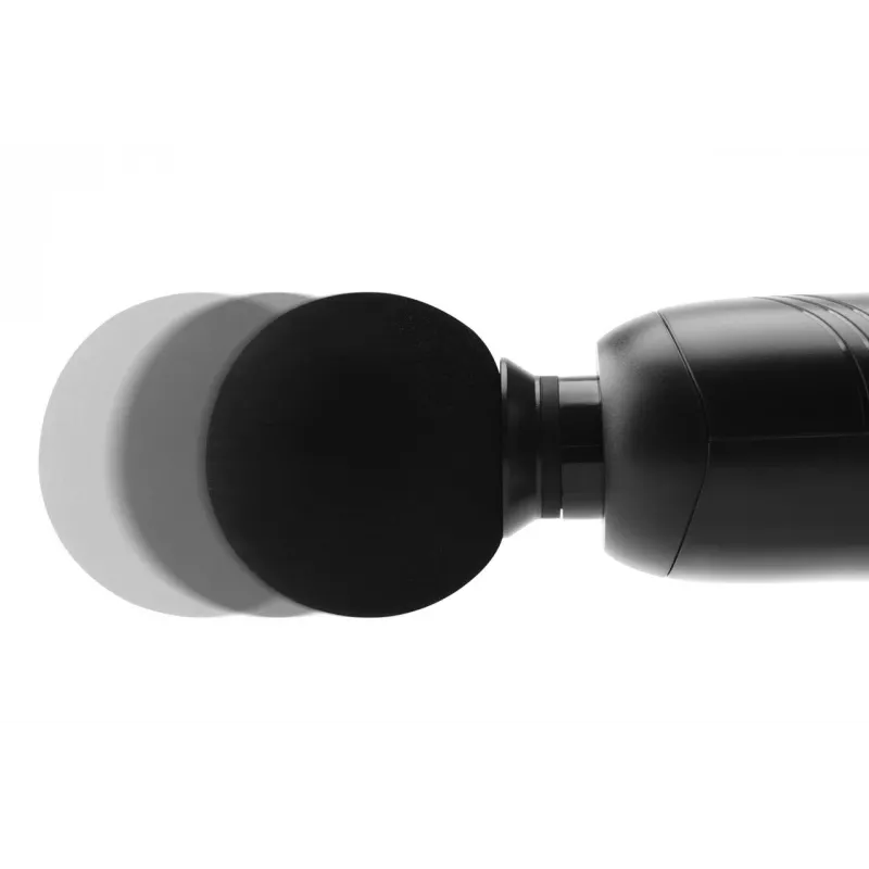 Mini pistolet do masażu perkusyjnego ETA ETA166090000 — ręczny kompaktowy masażer, 5 poziomów mocy, czarny