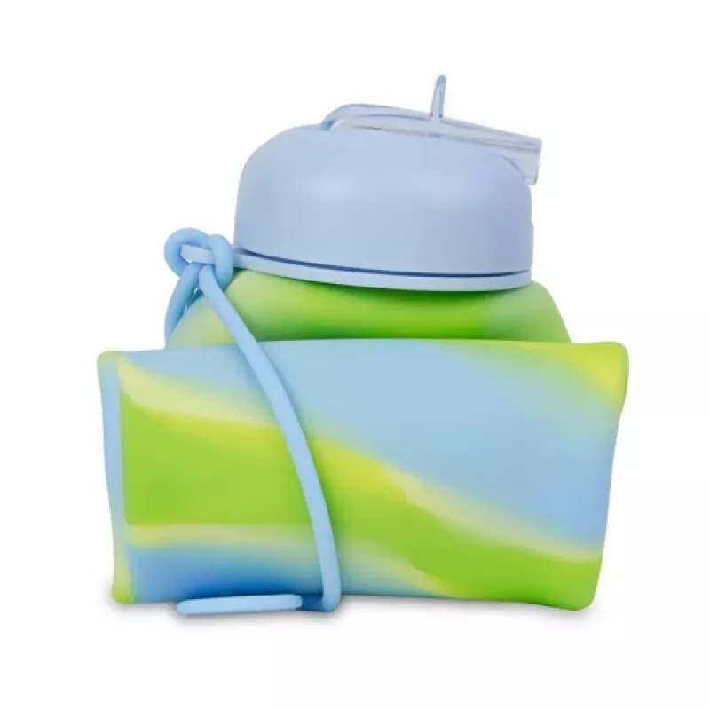 Butelka sportowa na wodę cool pack silikonowa Z14770 600 ml dziewczęca niebieska