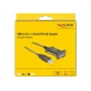 Kabel szeregowy DeLOCK 64073 USB Type-A DB-9 przezroczysty 2 m