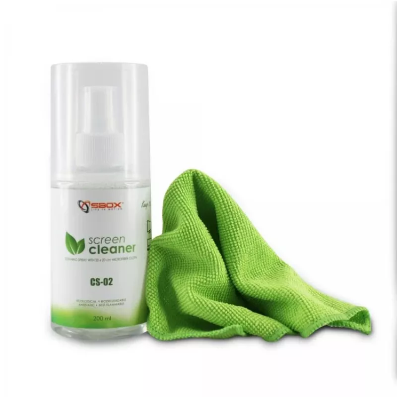 Sbox CS-02 Środek do czyszczenia ekranów 200ml