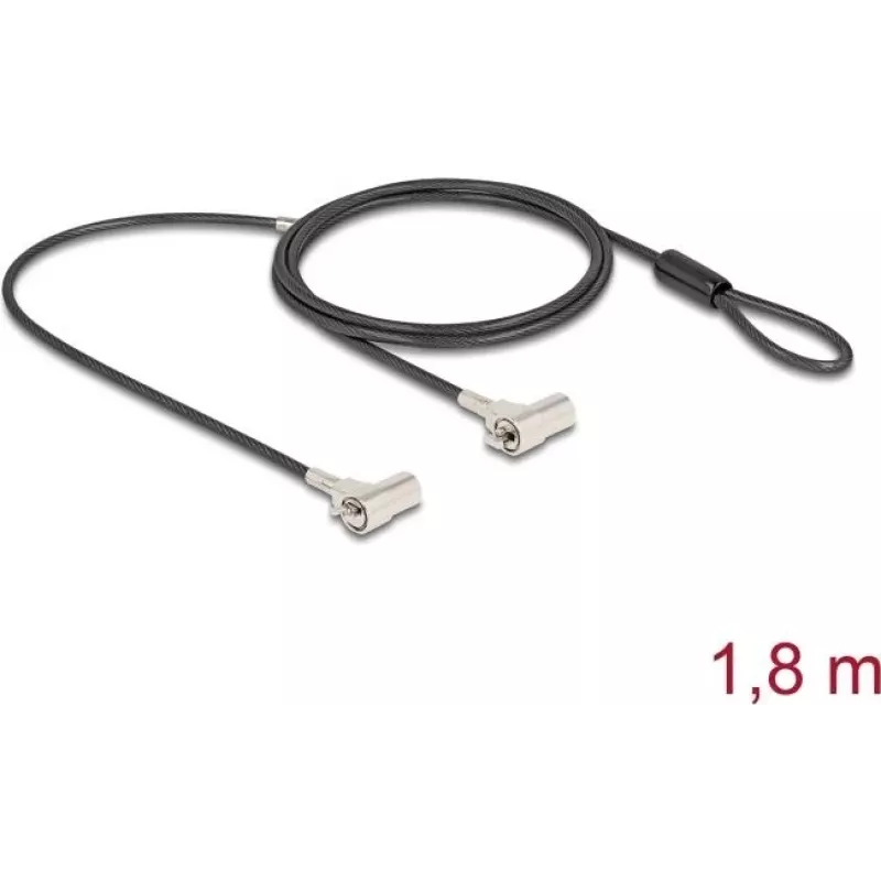 kabel Lock Navilock 20935 Czarny srebrny 1.8m