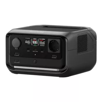Przenośna stacja zasilania EcoFlow River 3 Plus — LiFePO4 286Wh, wyjścia AC i USB, ładowanie solarne/samochodowe