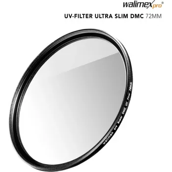 Filtr UV walimex pro cienki Super DMC 72mm — smukły filtr ochronny UV 72 mm