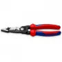 Knipex 13 72 200 ME ściągacz izolacji Czarny, Niebieski, Czerwony, Stal nierdzewna