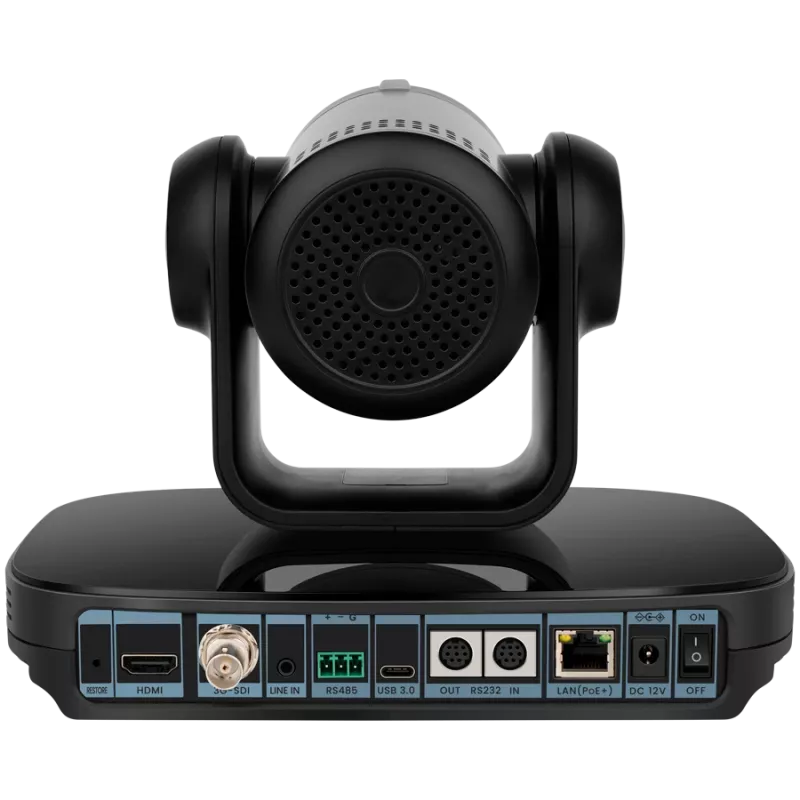 Prestigio video conferencing 4K PTZ camera Alpha — 4K UHD, 8,4 MP, PTZ, AI, PoE, HDMI 2.0/USB 3.0/RJ45/3G-SDI (bez mikrofonu)