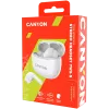 Słuchawki Bluetooth Canyon TWS-5, z mikrofonem, BT V5.3 JL 6983D4, pasmo przenoszenia: 20Hz-20kHz, bateria słuchawek 40mAh*2 + etui ładujące 500mAh, USB-C