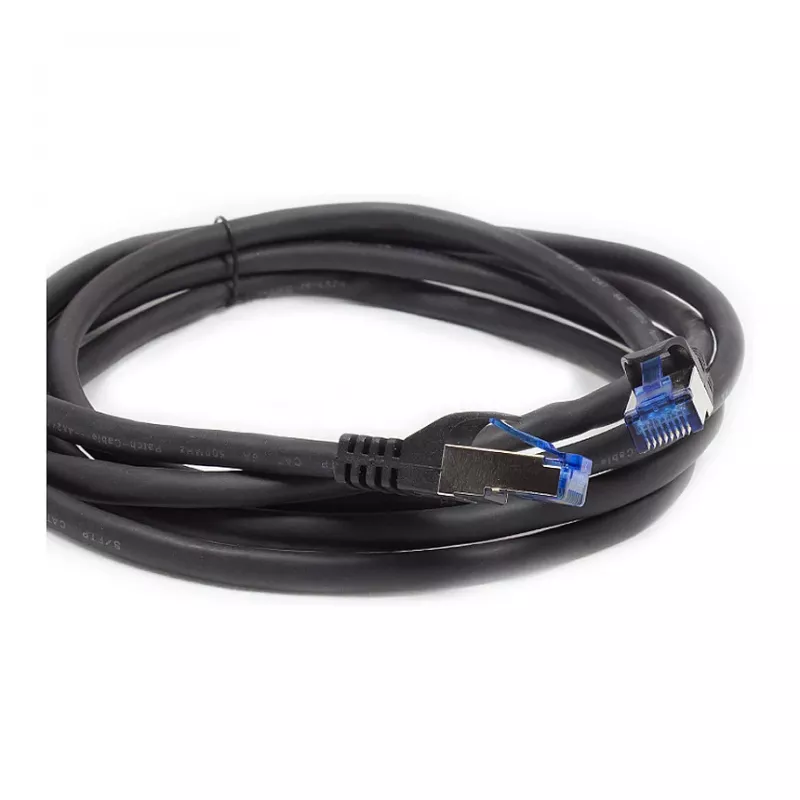 Good Connections Cat.6A kabel krosowy SmartFLEX HF czarny 0,5m