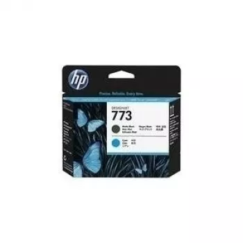 HP 773 Matte Czarny/cyjan Designjet Printhead, HP DesignJet Z6600 Production Printer series, Thermal inkjet, Czarny, cyjan, Singapur, 28 mm, 143 mm