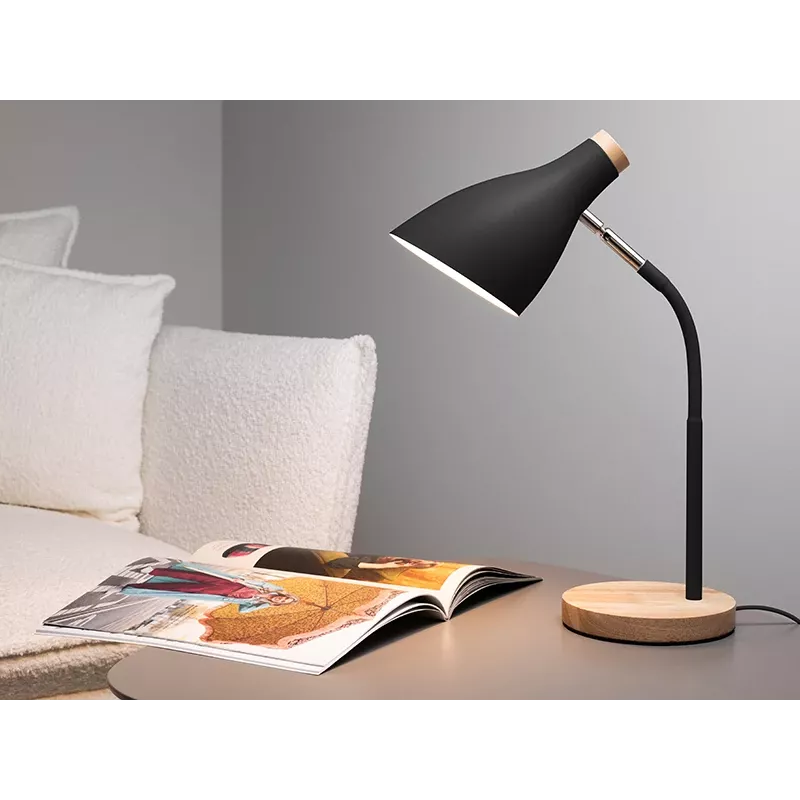 Lampa stołowa TRACER TRAOSW47237 Scandi czarna LED regulowana jasność, regulowane ramię