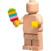 LEGO Drewniana Minifigurka, dekoracja Drewno