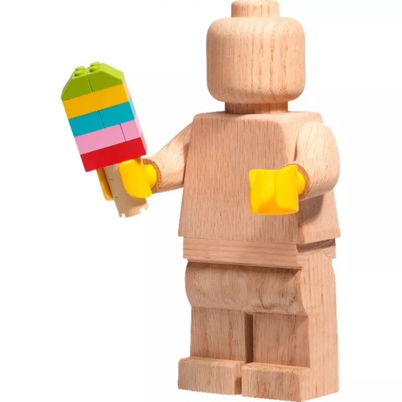 LEGO Drewniana Minifigurka, dekoracja Drewno