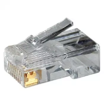 Złącze przewodowe RJ-45 LOGILINK MP0002, CAT5e, przezroczyste, opakowanie 100 szt.