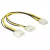 Wewnętrzny kabel zasilający DeLOCK 85453 0,3 m 8-pin EPS12V męski